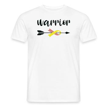 Cantilever Ribbon Bladder Cancer - Men's T-Shirt - white - Front - AI Model Male 178 dark (178cm)