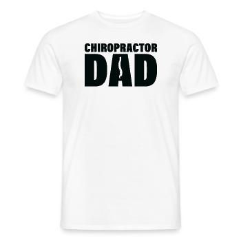 Job - Chiropraktiker Papa - Männer T-Shirt - Weiß - Vorne - AI Model Male 178 dark (178cm)