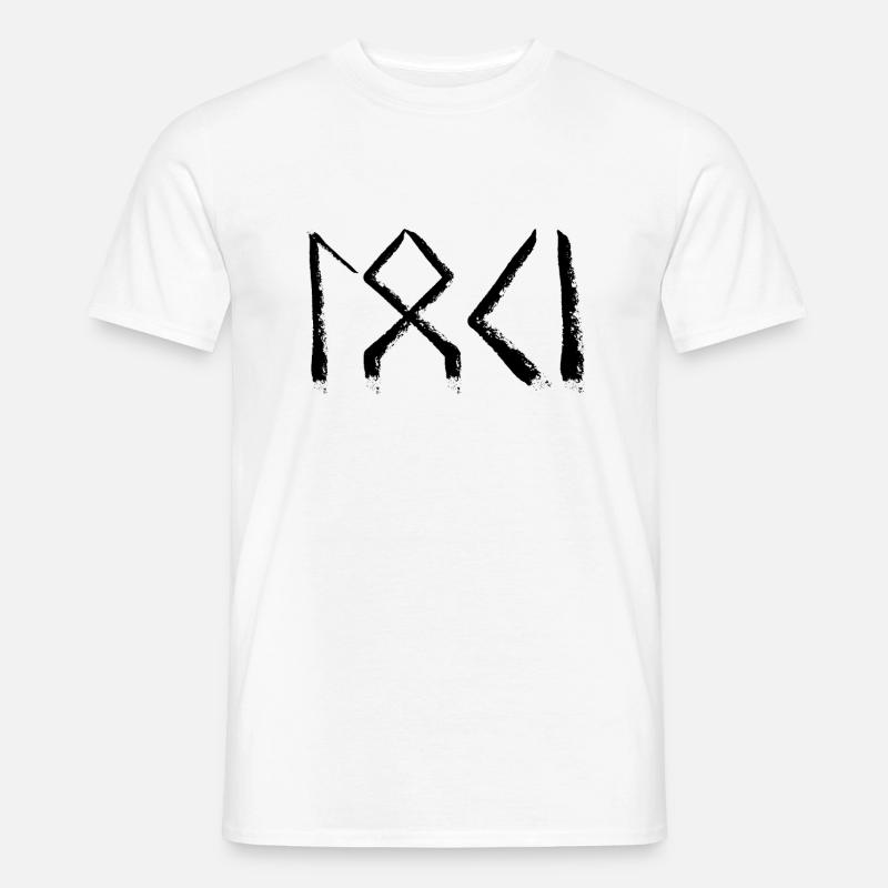 loki runensprache - Männer T-Shirt - Weiß