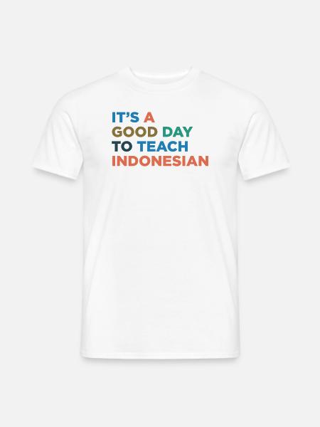 Unterrichte Indonesischen Lehrer - Männer T-Shirt - Weiß