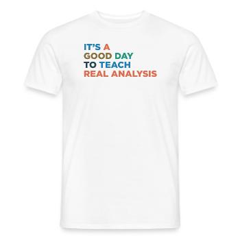 Lehren Sie Den Lehrer Für Echte Analysen - Männer T-Shirt - Weiß - Vorne - AI Model Male 178 dark (178cm)