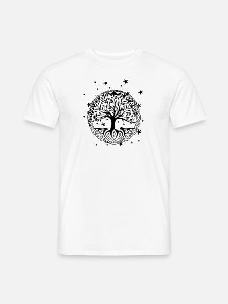 Tree of Life,Yggdrasil,World Tree,tree of life, - Men's T-Shirt - white