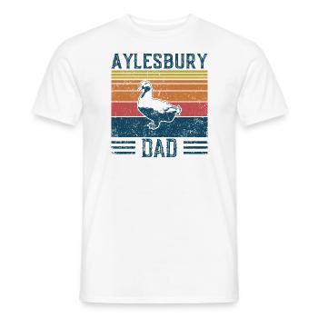 Entendad - Vintage Aylesbury - Men's T-Shirt - white - Front - AI Model Male 178 dark (178cm)