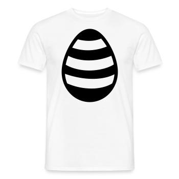 Easter Egg - Men's T-Shirt - white - Front - AI Model Male 178 dark (178cm)