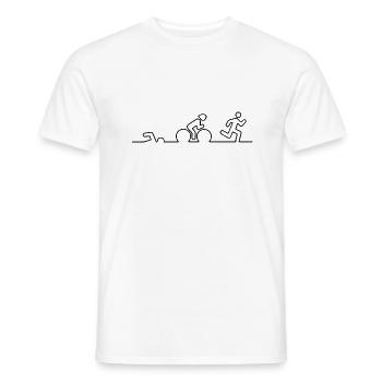 Triathlon - T-shirt homme - blanc - Devant - AI Model Male 178 dark (178cm)
