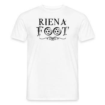 Rien a Foot | cadeau pour les fans du football - T-shirt homme - blanc - Devant - AI Model Male 178 dark (178cm)