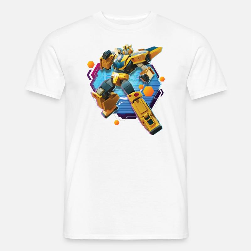 Transformers Earth Spark Charactère Bumblebee - T-shirt homme - blanc