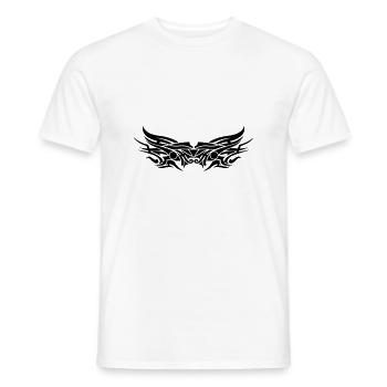 Symbole tribal - T-shirt homme - blanc - Devant - AI Model Male 178 dark (178cm)