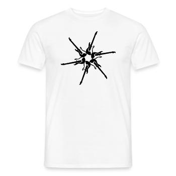 Guitar Electric Guitars Star Design Color Selectable - Men's T-Shirt - white - Front - AI Model Male 178 dark (178cm)