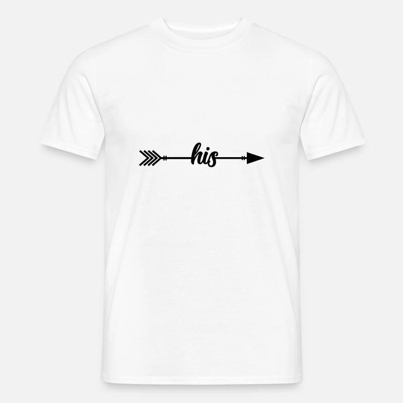 Flèche His - T-shirt homme - blanc