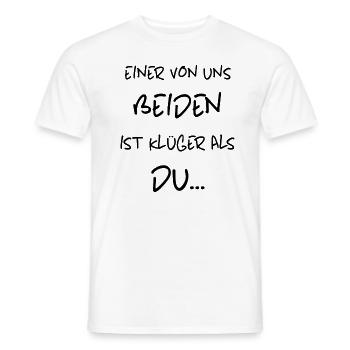 Lustige Sprüche Spruch Modern Trend Geschenk - Männer T-Shirt - Weiß - Vorne - AI Model Male 178 dark (178cm)