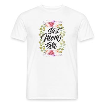 Beste Mutter aller Zeiten, Beste Mutter aller Zeiten, Beste Mutter aller Zeiten - Männer T-Shirt - Weiß - Vorne - AI Model Male 178 dark (178cm)