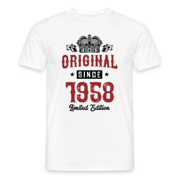 1958 Limited Edition - Men's T-Shirt - white - Front - AI Model Male 178 dark (178cm)