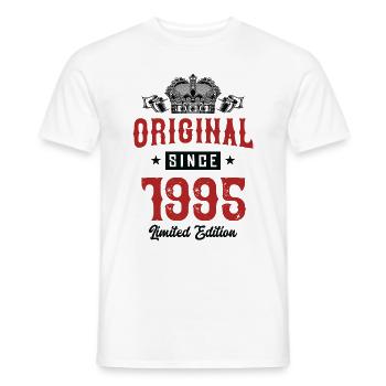 1995 limited edition - Männer T-Shirt - Weiß - Vorne - AI Model Male 178 dark (178cm)