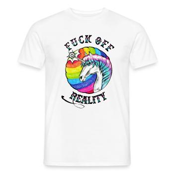 Unicorn - Männer T-Shirt - Weiß - Vorne - AI Model Male 178 dark (178cm)