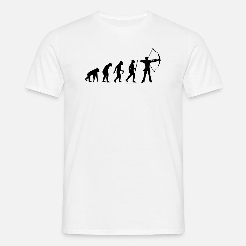 ARCHERY EVOLUTION! - Men's T-Shirt - white