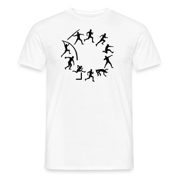 Decathlon - Men's T-Shirt - white - Front - AI Model Male 178 dark (178cm)