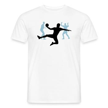 Handball - T-shirt homme - blanc - Devant - AI Model Male 178 dark (178cm)