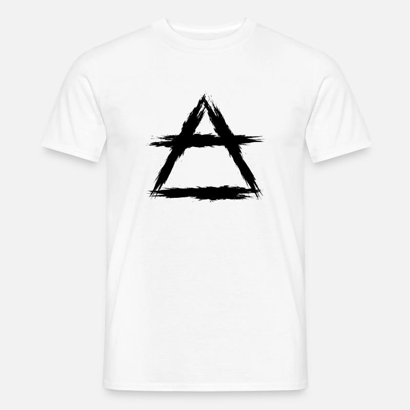 Element Symbol Luft - Männer T-Shirt - Weiß