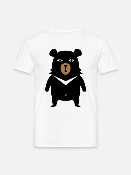 BOBBY THE BEAR T-SHIRT - Men's T-Shirt - white