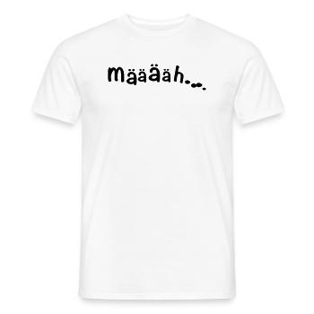 BAAAAA GOAT - T-shirt homme - blanc - Devant - AI Model Male 178 dark (178cm)