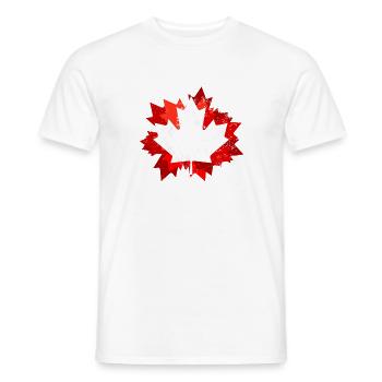 Idée cadeau cadeau Canada - T-shirt homme - blanc - Devant - AI Model Male 178 dark (178cm)