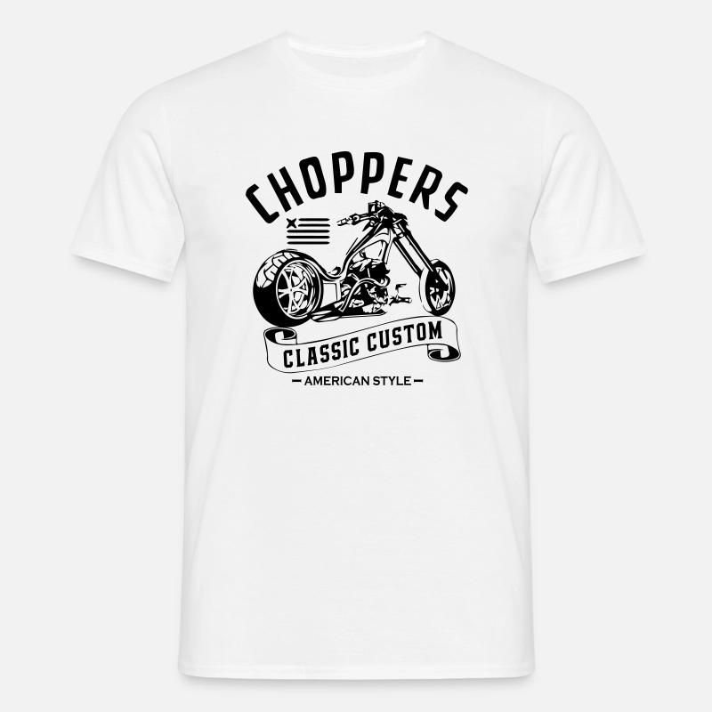 Chopper Classic Custom - Männer T-Shirt - Weiß