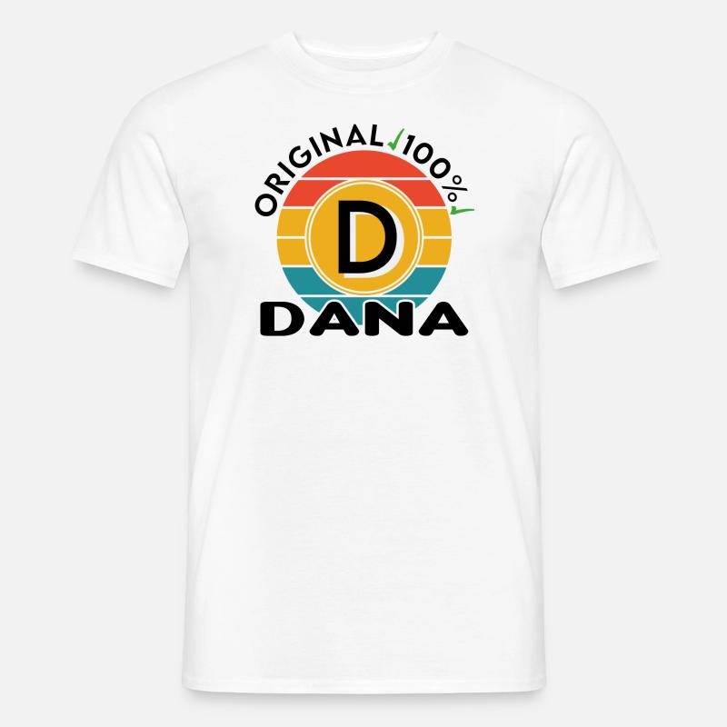 Dana - Männer T-Shirt - Weiß