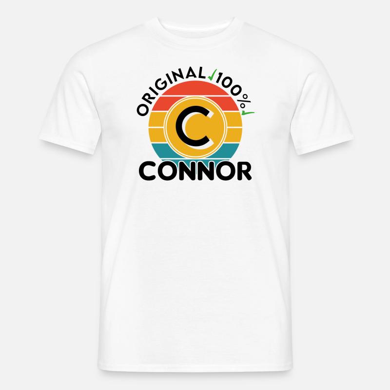 Connor - Männer T-Shirt - Weiß