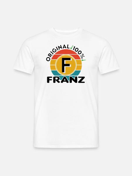 Franz - Männer T-Shirt - Weiß
