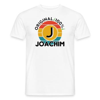 Joachim - Männer T-Shirt - Weiß - Vorne - AI Model Male 178 dark (178cm)