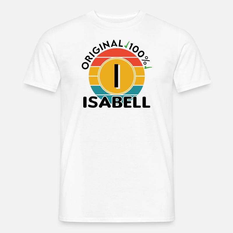 Isabell - Männer T-Shirt - Weiß