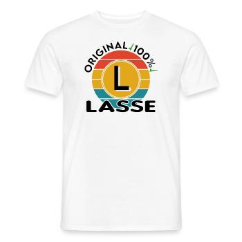 Lasse - Männer T-Shirt - Weiß - Vorne - AI Model Male 178 dark (178cm)