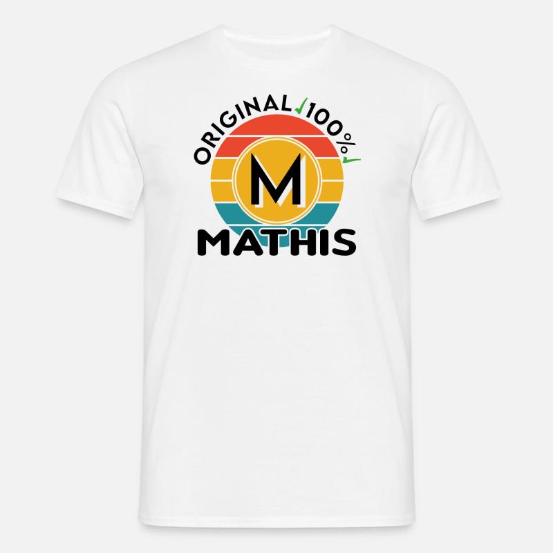 Mathis - Männer T-Shirt - Weiß