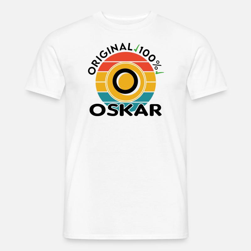 Oskar - Männer T-Shirt - Weiß