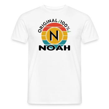 Noah - Männer T-Shirt - Weiß - Vorne - AI Model Male 178 dark (178cm)