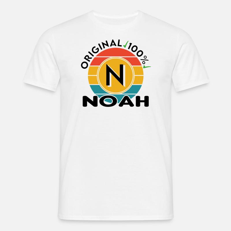 Noah - Männer T-Shirt - Weiß