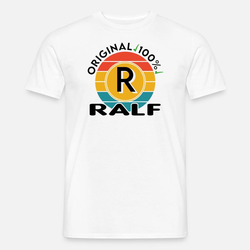 Ralf - Männer T-Shirt - Weiß