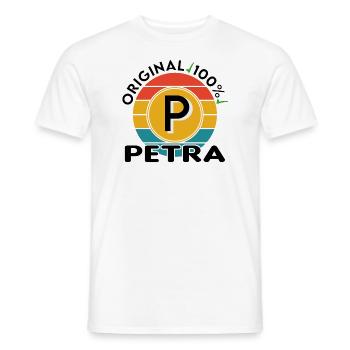 Petra - Männer T-Shirt - Weiß - Vorne - AI Model Male 178 dark (178cm)