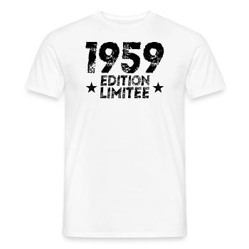 1959 Limited Edition Geburtstagsgeschenk!! - Männer T-Shirt - Weiß - Vorne - AI Model Male 178 dark (178cm)