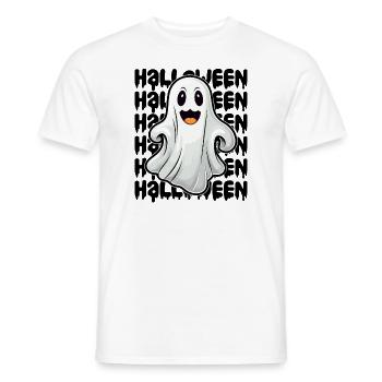 Design d’Halloween effrayant pour la prochaine fête - T-shirt homme - blanc - Devant - AI Model Male 178 dark (178cm)