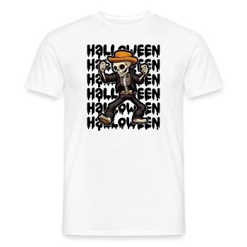 Halloween Design gruselig für die nächste Party - Männer T-Shirt - Weiß - Vorne - AI Model Male 178 dark (178cm)
