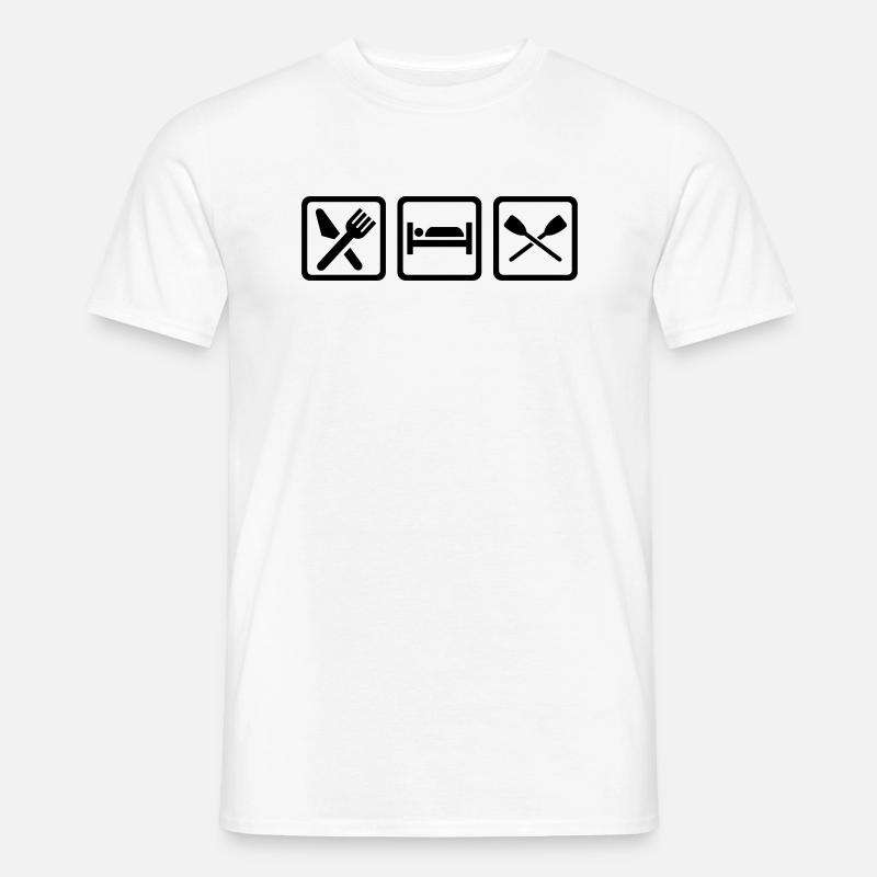Rudern - Männer T-Shirt - Weiß