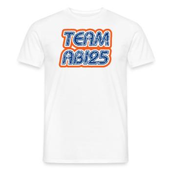 TEAM ABI 25 - ABITUR 2025 - ABSCHLUSS - ABISHIRT - Männer T-Shirt - Weiß - Vorne - AI Model Male 178 dark (178cm)