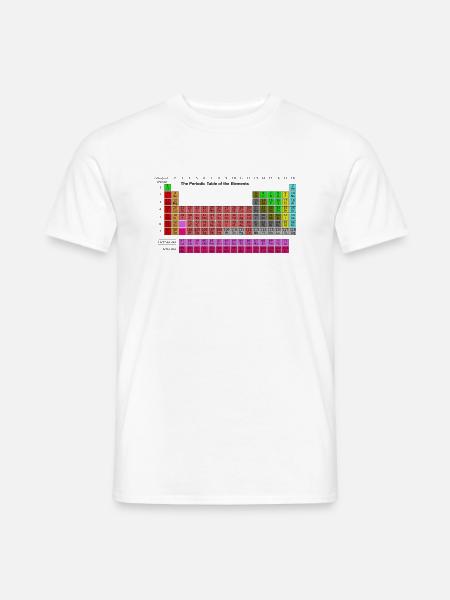 reagenzglas flask tube experiment chemistry chemie - Männer T-Shirt - Weiß