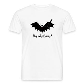 Bière Bat - T-shirt homme - blanc - Devant - AI Model Male 178 dark (178cm)