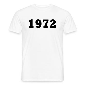 1972 - T-shirt homme - blanc - Devant - AI Model Male 178 dark (178cm)