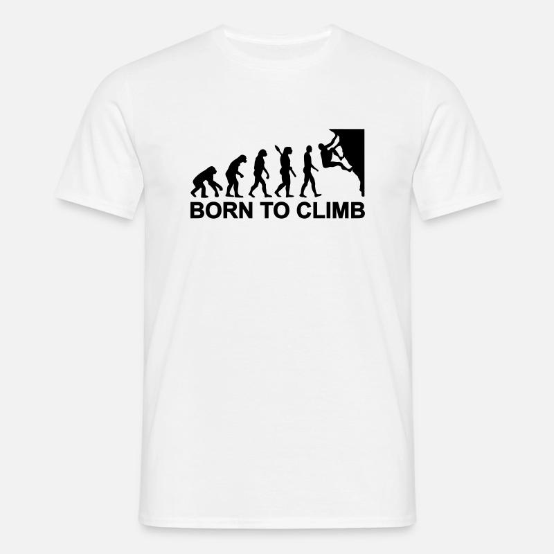 Evolution Climbing - Men's T-Shirt - white