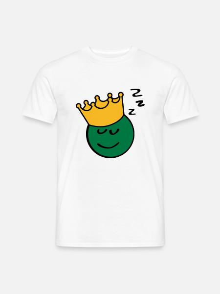 Pois roi sommeil - T-shirt homme - blanc