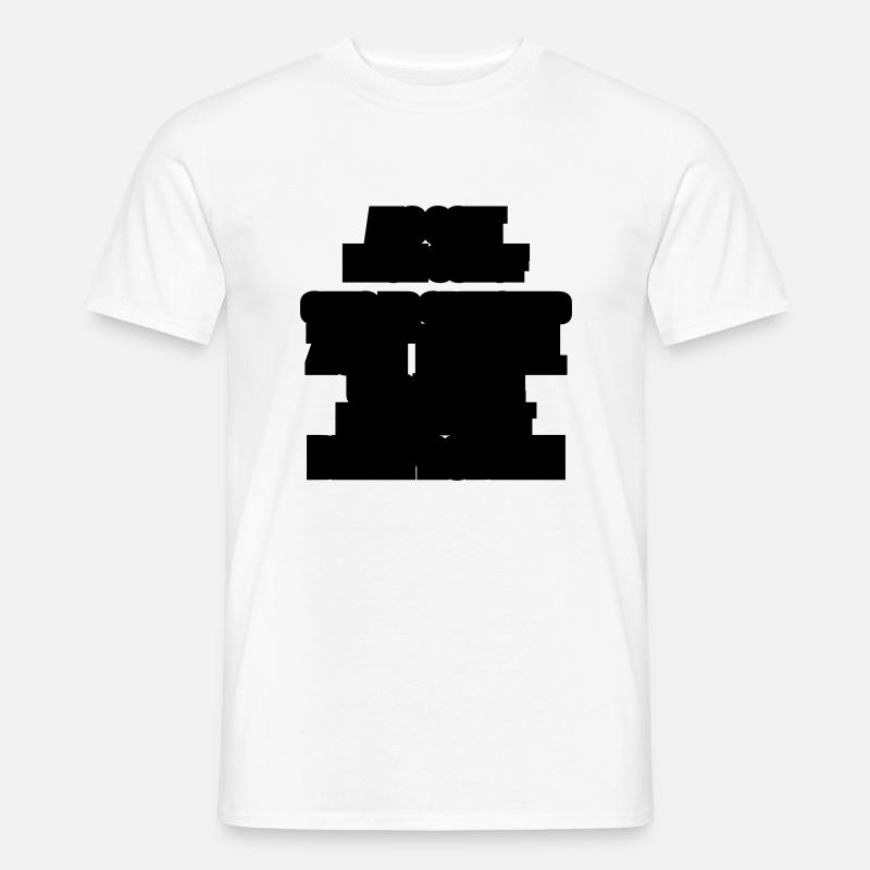 gott ich und der teufel - Männer T-Shirt - Weiß